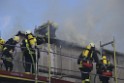 Dachstuhlbrand Koeln Poll Geislarerstr P335